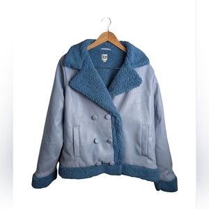 Hilary MacMillan Vegan Leather Teddy Jacket | Canadian Designer | Size M